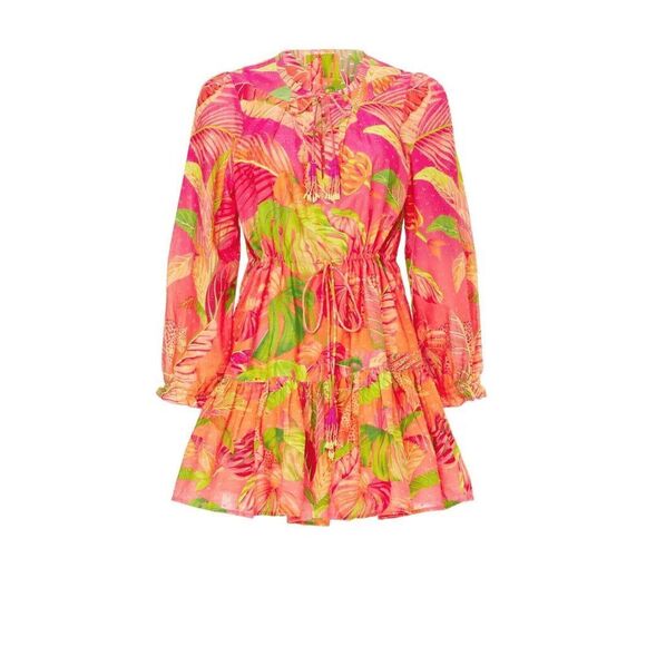 Farm Rio Ombre Forest Mini Dress S Small NEW - Picture 5 of 7